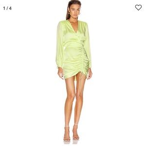 Jonathan Simkhai $545 Justine Fluid Ruched Dress